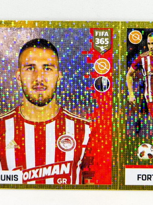 Panini FIFA 365 Rainbow Sticker Kostas Fortounis Olympiacos FC new