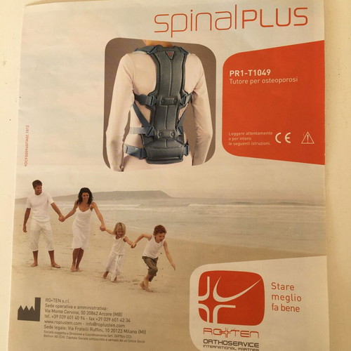 Spinalplus spinal brace used, size M