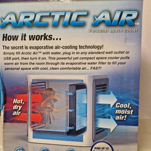 Arctic Air office AC like new, small USB fan