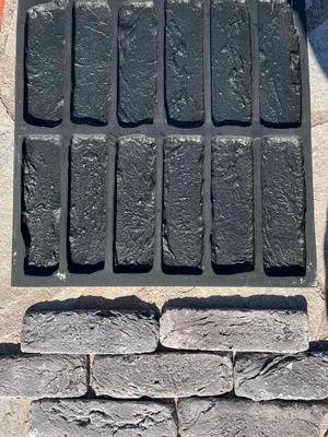 Καλούπι από καουτσούκ Old Brick σαν καινούργιο για διακοσμητικά γύψου