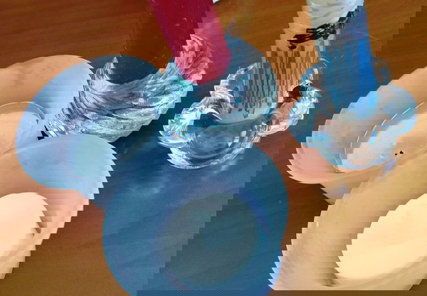σετ 5 βασεις κεριών