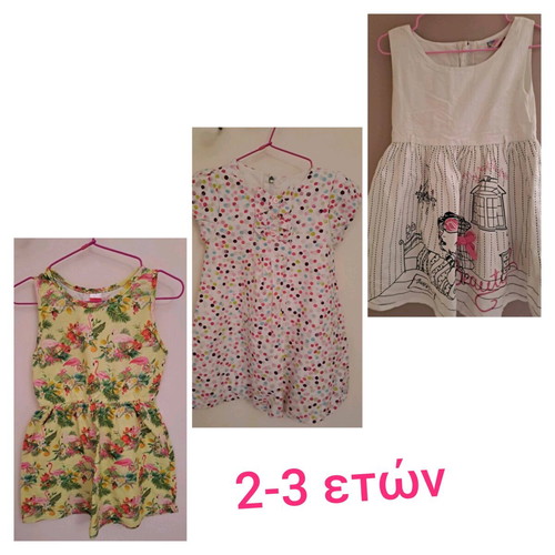 Summer dresses like new, pack of 3, ages 2-3
