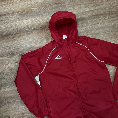 Adidas Core18 Rain Jacket red size M like new waterproof