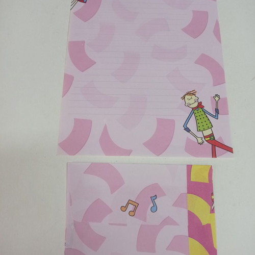 Letter papers used, 5 different designs with RBB envelopes