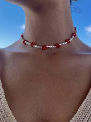 Κολιέ καινούργιο χειροποίητο με αγάπη