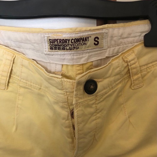 Superdry women's shorts like new, yellow, size S