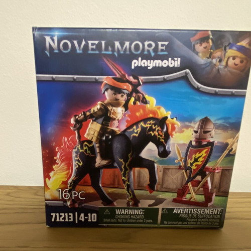 Playmobil Novelmore Burnham Raiders Knight and Fire Horse set new