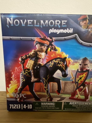 Playmobil Novelmore Burnham Raiders Knight and Fire Horse set new