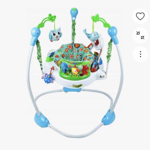 Babyjumper trampoline for babies like new with musical panel and 360° seat