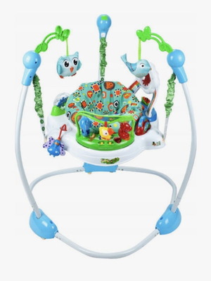 Babyjumper trampoline for babies like new with musical panel and 360° seat