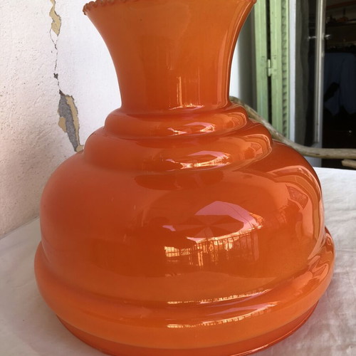 Glass lamp shade Ø28 opaline new