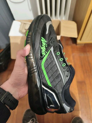 Kawasaki x adidas ZX 5K Boost sneakers καινούργια, μέγεθος 45.5, μαύρο πράσινο