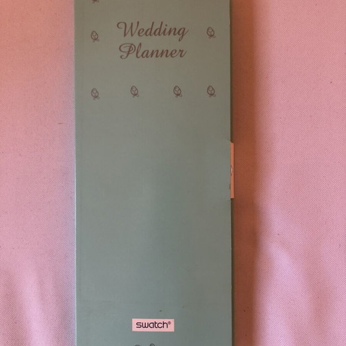 Swatch collector wedding planner watch like new, turquoise