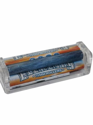 Elements 79mm plastic rolling machine new for 1 1/4 cigarette paper