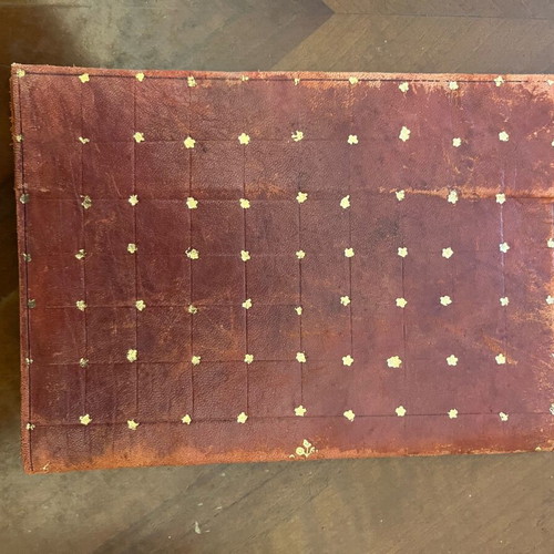 Leather book holder used