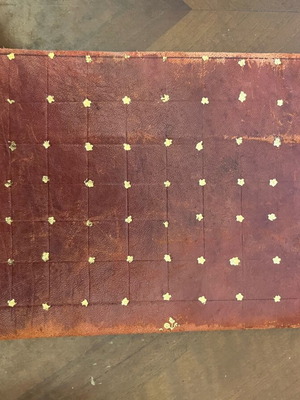 Leather book holder used