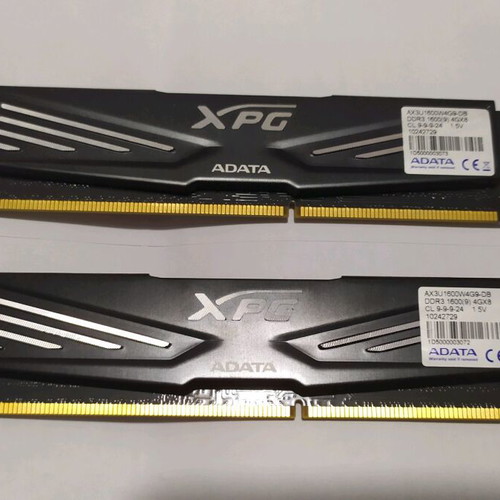 ADATA XPG 8GB (2x4GB) DDR3 1600MHz RAM used
