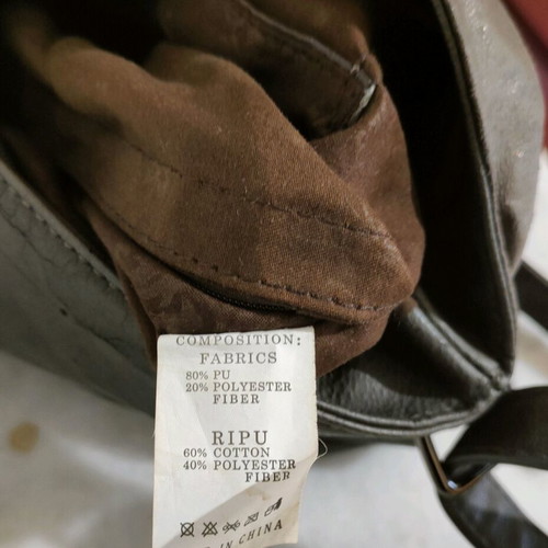 Shoulder bag used, grey with 3 external and 4 internal pockets