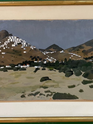 Ζωγραφιά Βλάσης Κανιάρης πρώιμο έργο 1952 σαν καινούργιο