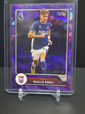Topps Premier League Flagship 2026-27 Walle Egeli Purple Cracked Ice αριθμημένη /199