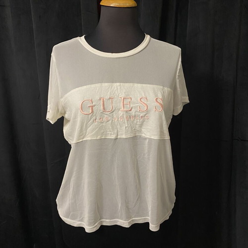 Guess women's T-shirt white size M like new