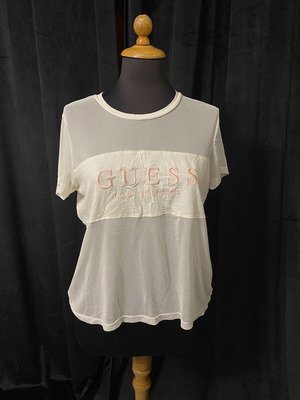 Guess γυναικείο T-shirt λευκό μέγεθος M σαν καινούργιο