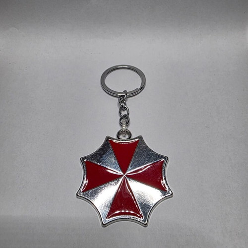 Metal Umbrella Corporation keychain new, Resident Evil logo