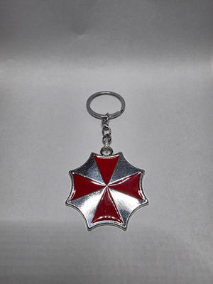 Metal Umbrella Corporation keychain new, Resident Evil logo