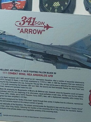 F-16C Block 50 Panel of 341 Squadron Velos new