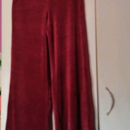 Velveteen pants like new, one size, made in Italy