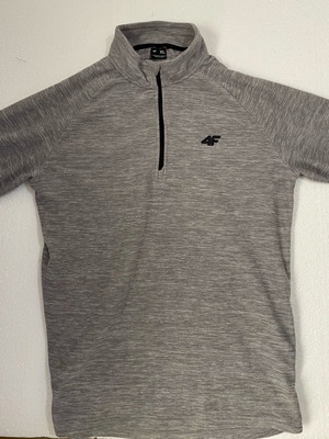 Ανδρική fleece ζακέτα 4F γκρι μελανζέ μέγεθος XL σαν καινούργιο
