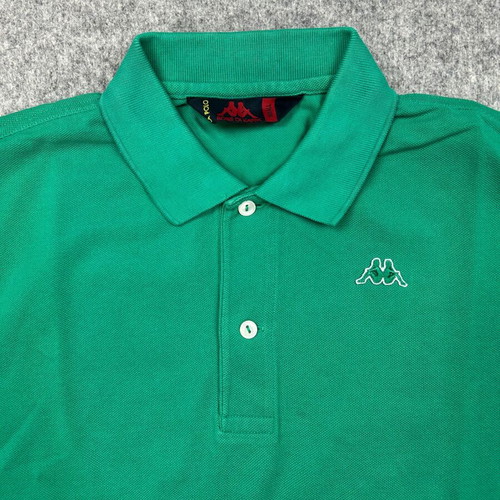 Robe di Kappa Polo Shirt men's t-shirt Small Green Omini Logo Classic Italy Casual Vintage