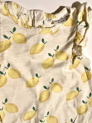 Κορμάκι Summer Lemons 12-18 μηνών σαν καινούργιο από οργανικό βαμβάκι