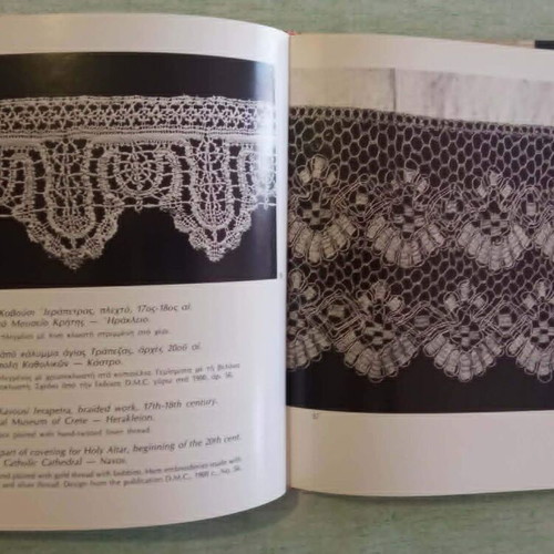 Greek Threadwork Bobbin Lace book like new by Tatiana Ioannou-Yannara
