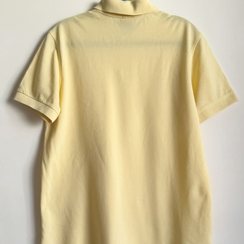 Hugo Boss Pima Cotton Polo Shirt Yellow Slim Fit Size L like new