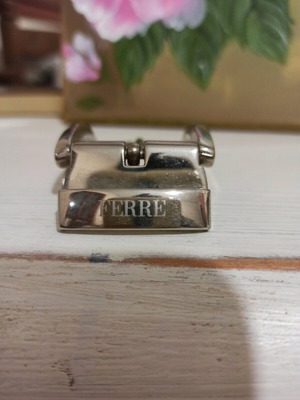 Ανδρικός τοκάς Ferre σαν καινούργιος, ασημί, ρυθμιζόμενος