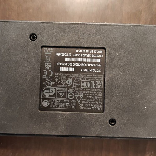 Dell WD19 K20A Docking Station like new with power adapter