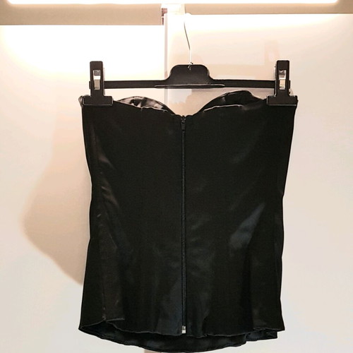 Silk corset black Small like new, Designed By Nikos