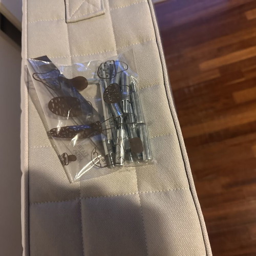 IKEA iron bed frame and mattress 90x200 like new