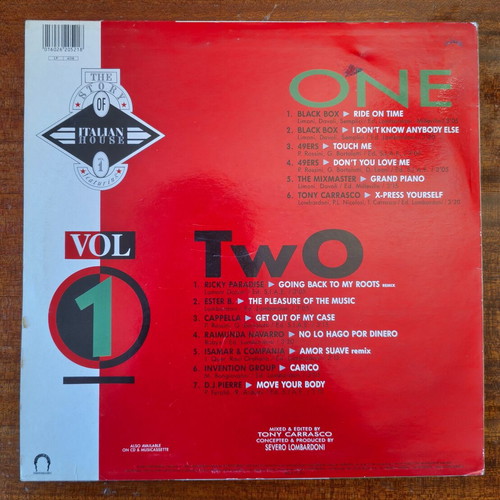 Vinyl record set like new, classic pop, 90s house & Italo house