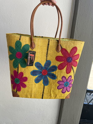 Straw bag Bag to Bag new, colourful
