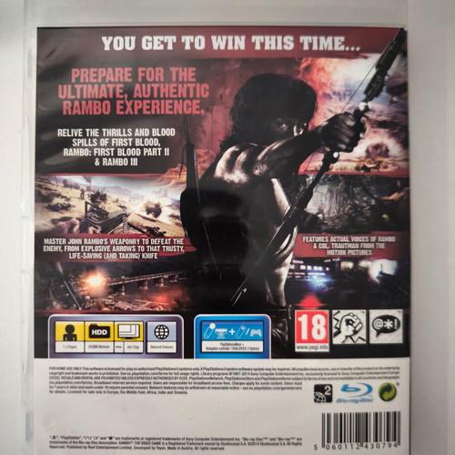 Rambo: The Video Game PS3 game