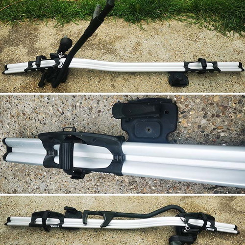 Thule ProRide 591 bicycle rack used for car