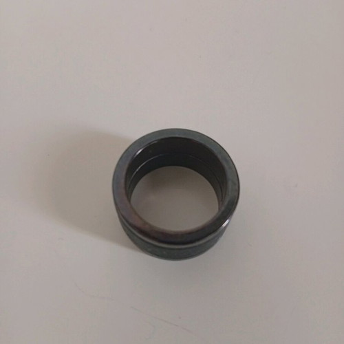 Minimal black ring like new, black metal design