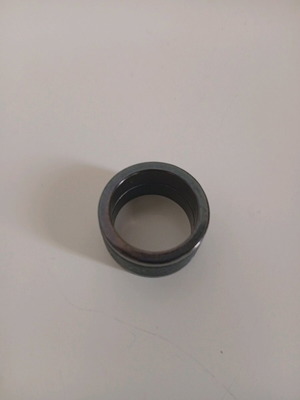 Minimal black ring like new, black metal design