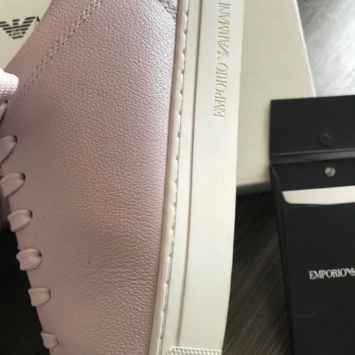 Emporio Armani sneakers size 37 like new, light pink leather