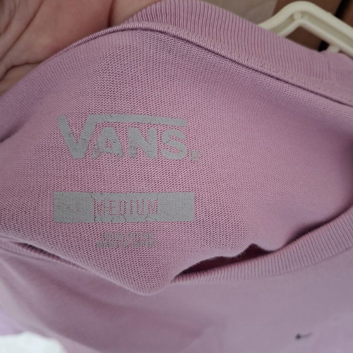 Vans long sleeve shirt used, purple, size M