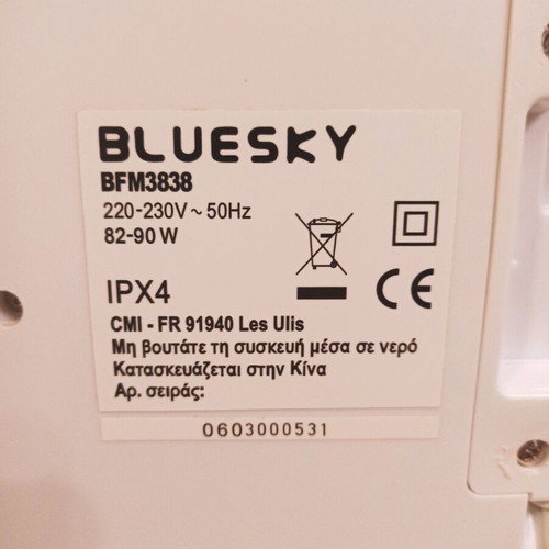 Electric Foot Spa Bluesky like new