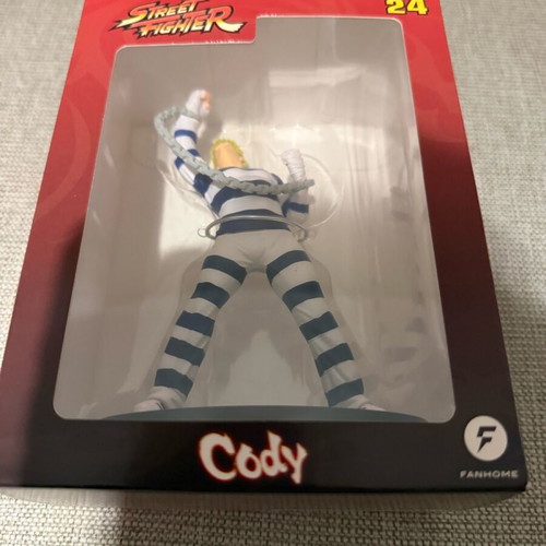 Street Fighter Cody collectible figure by DeAgostini new, scale 1:18