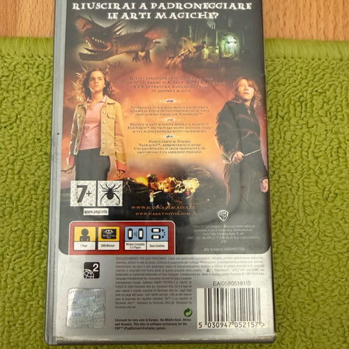 Harry Potter and the Goblet of Fire PSP game used, Italian cover